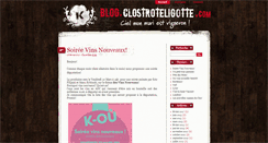 Desktop Screenshot of blog.clostroteligotte.com
